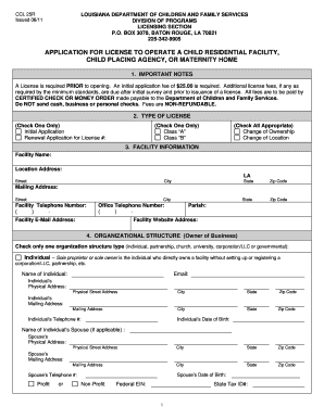  Food Stamps Forms to Print State of Louisiana 2011