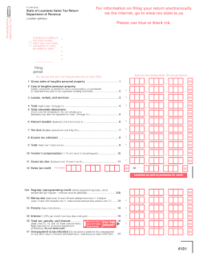 Louisiana Department of Revenue  Form