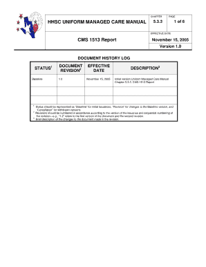 Cms 1513 Fillable Form