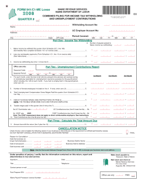 Form 941c1 Me