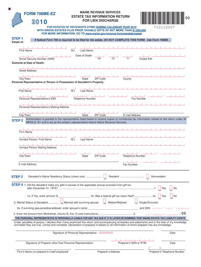 Form 706me Ez