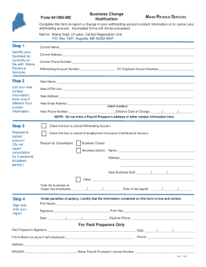 Form 941bn Me Fillable