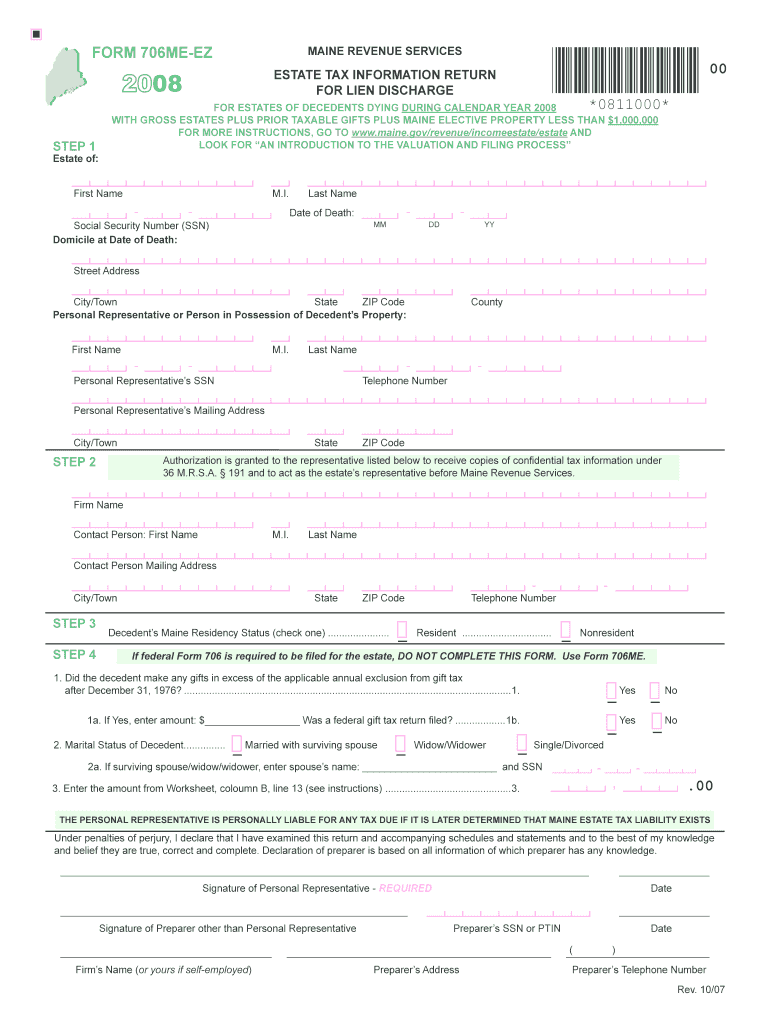 Filling Out 706me Ez Form