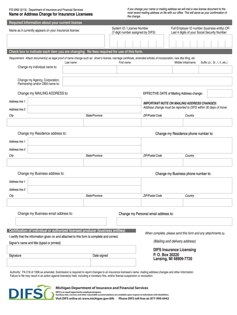  Fis0262  Form 2011