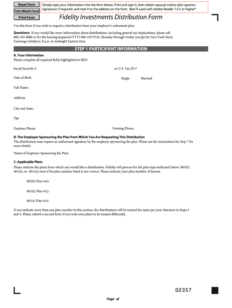 401k Withdrawal Form