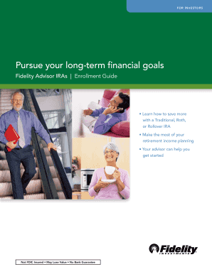 Pursuing Your Long Term Financial Goals Fidelity  Form