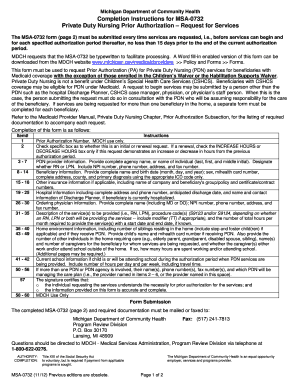 Msa0732 Form