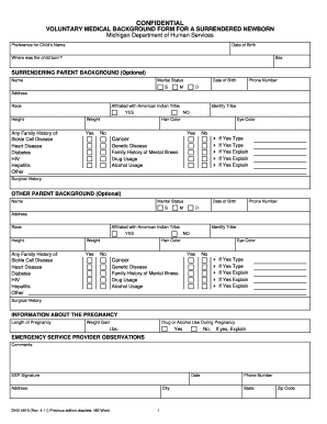 Medical Background Forms How Does it Look Like