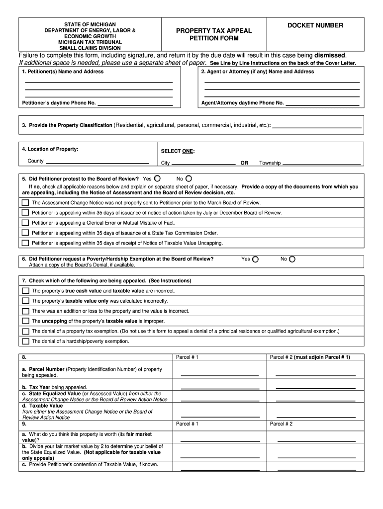  Personal Property Tax Michigan Form 2010-2024