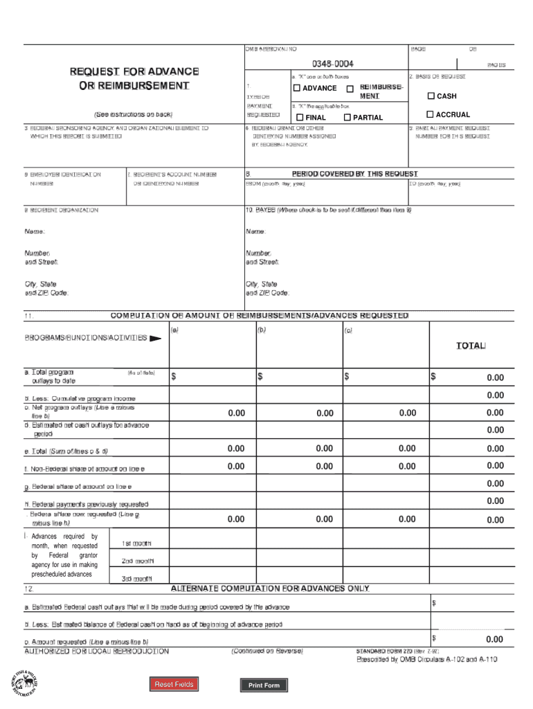 Sf 270 Fillable Form Online