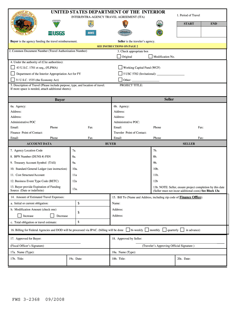  3 2368 Fws Form 2008