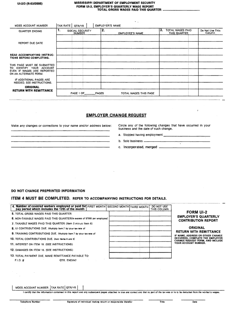 Ui 2 3 Forms Printable