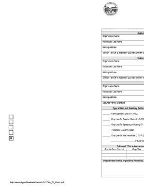 Montana Lien Holder Form