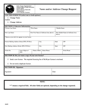 Opi Request Form