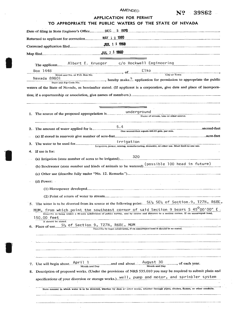 PDF File Generated from TMP636 Tif  State of Nevada  Images Water Nv  Form