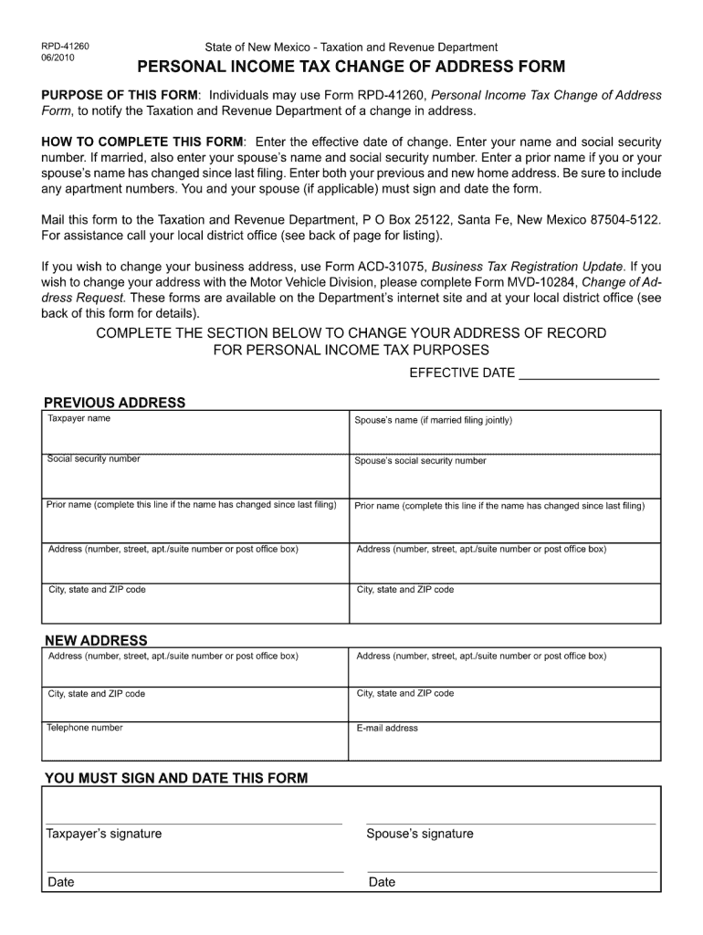 Rpd41260  Form