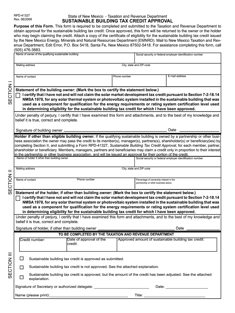  Rpd 41327  Form 2009