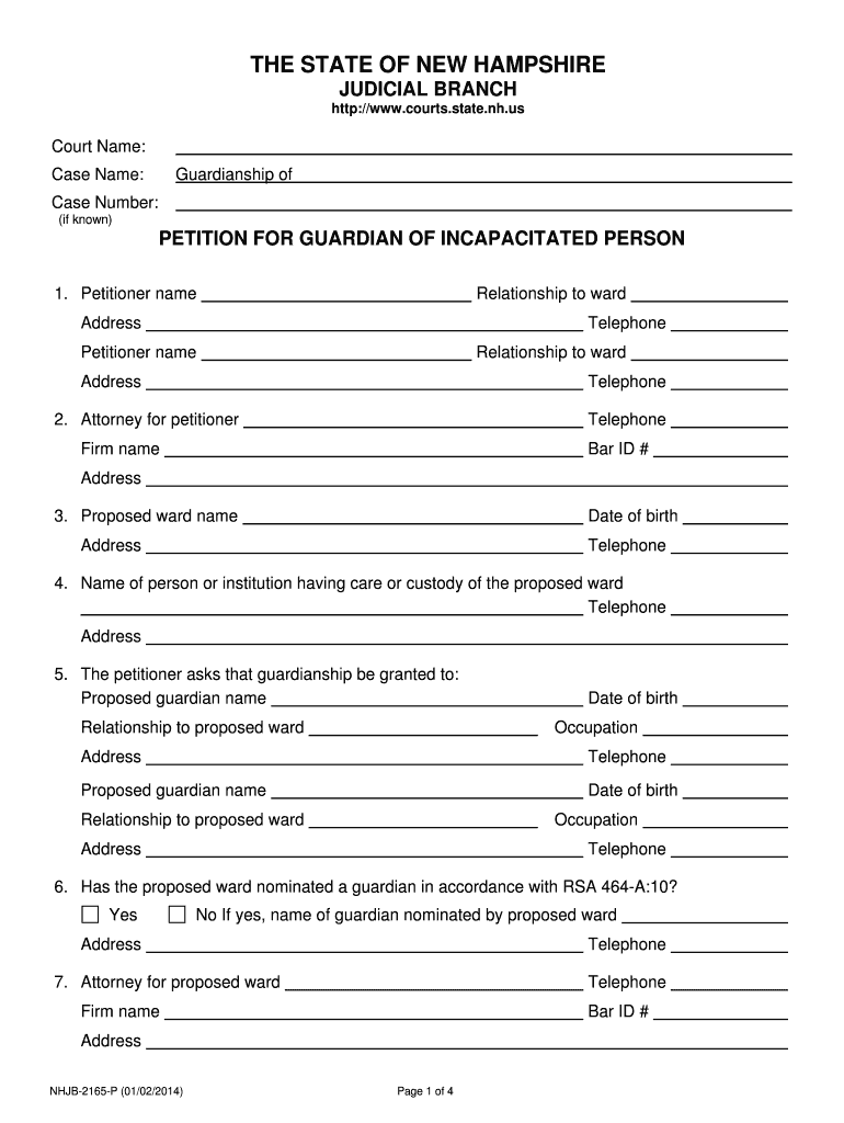 Nhjb 2165 P Form