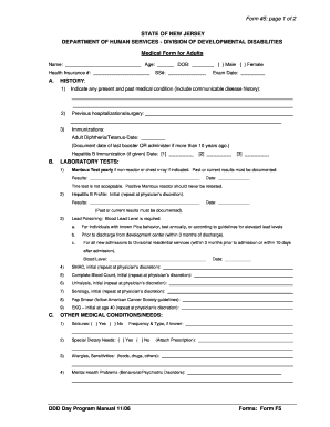 Ddd Day Program Manual Nj  Form