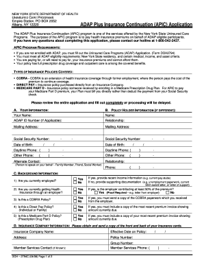 Adap Fax Number  Form