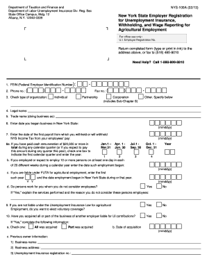 Nys 100a Fillable Form