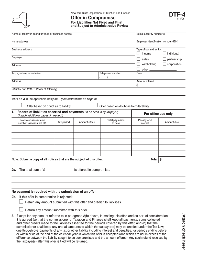  Dtf 4  Form 2008