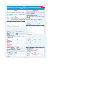 Image of Form to Fill to Apply for Credit Card
