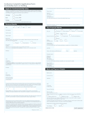 American Express Aum Application Form