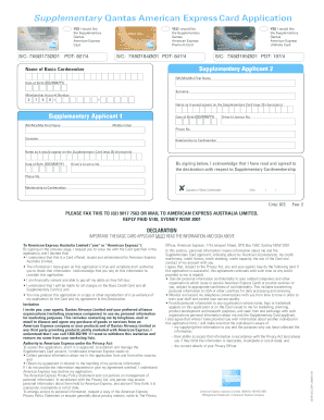 62398 AEQC Supp Online 0107 American Express  Form