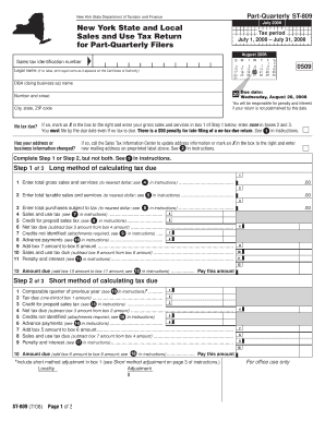 St 809 Form