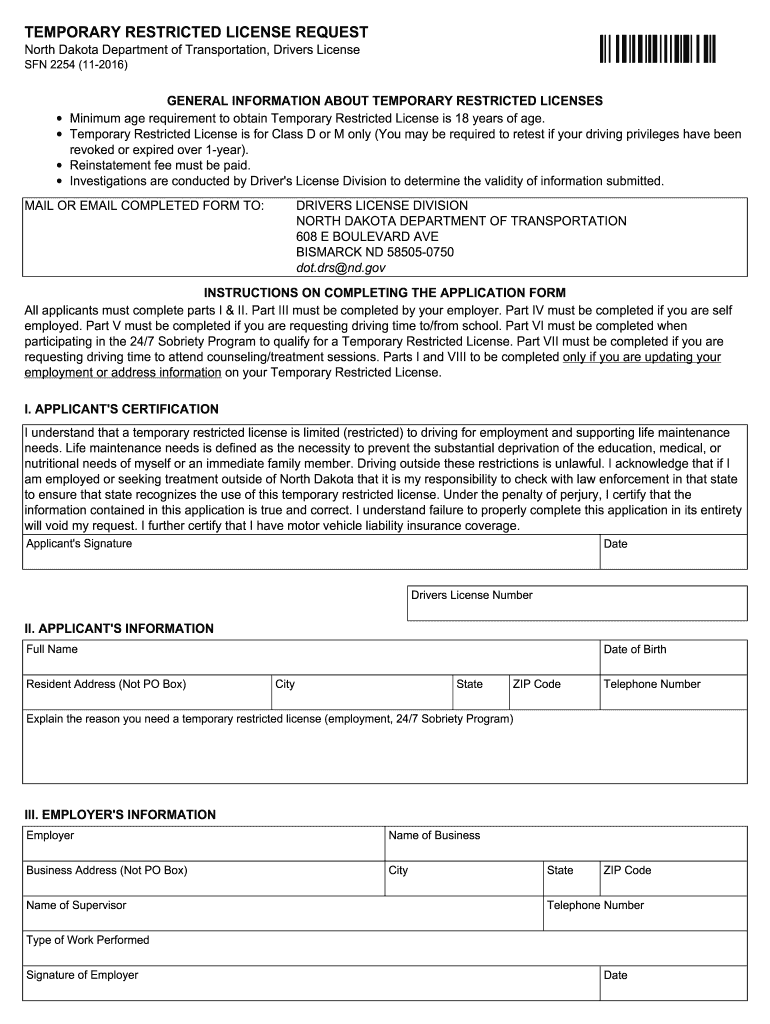  Nd Temporary  Form 2014