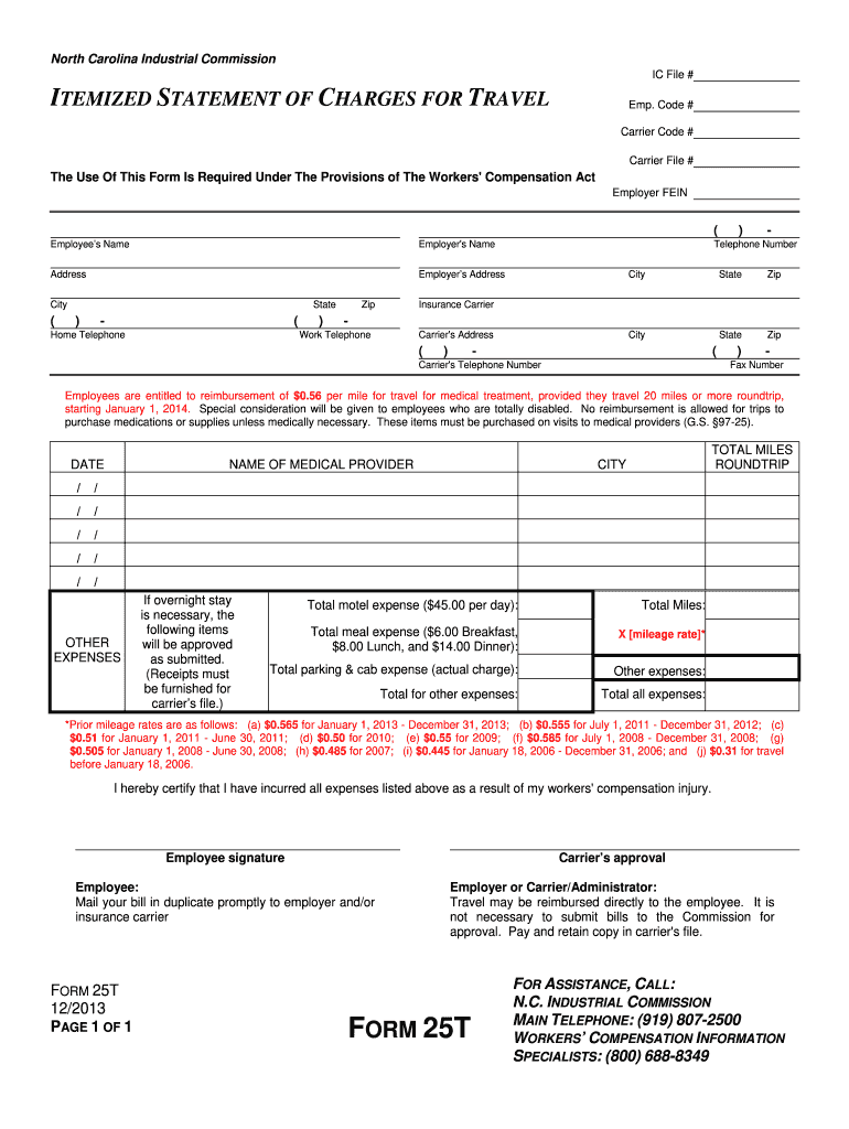  Form 25t 2019-2024