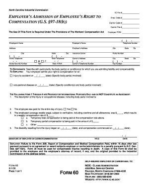 Nc Ic Form 60