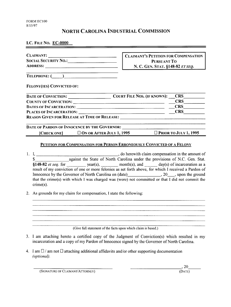  Ncic Article Entry Form 1997