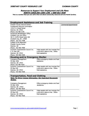 Chowan DOC DOC Nc  Form