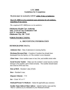 Ltc 300r  Form