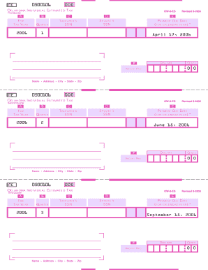 Oklahoma Individual Estimated Tax ITE April 17, Oklahoma Tax Ok  Form