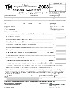 Oregon Trimet Tax Form
