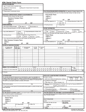 Ada Claim Form