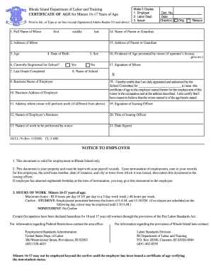 NOTICE to EMPLOYER X Dlt Ri  Form