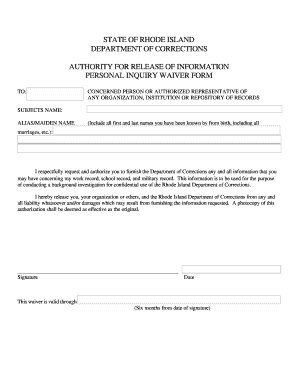 BACKGROUND WAIVER FORM DOC Ri
