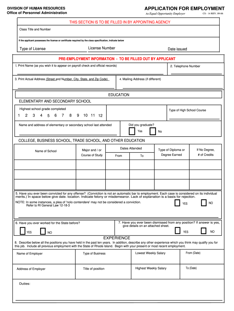 Ri Application Form