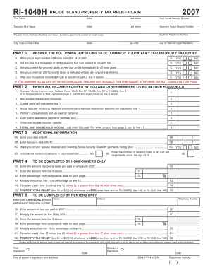 Ri 1040h Form