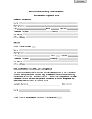 Online Certificate Creator  Form