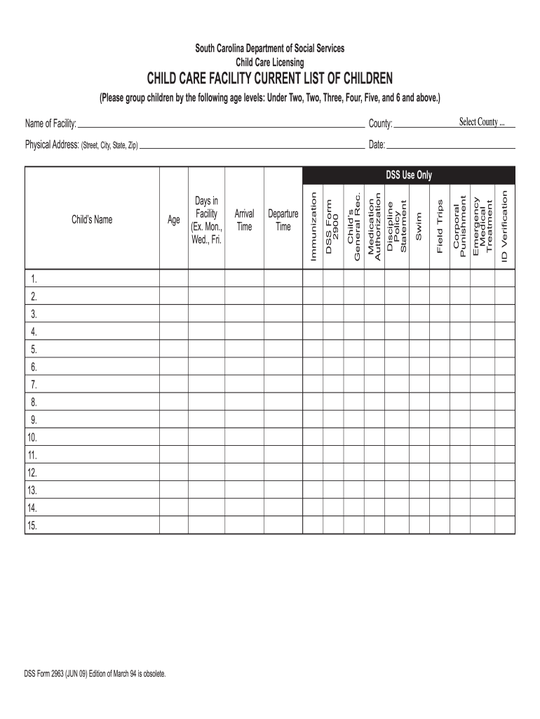  Dss Form 2963 2009-2024