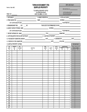 Scsurplus  Form