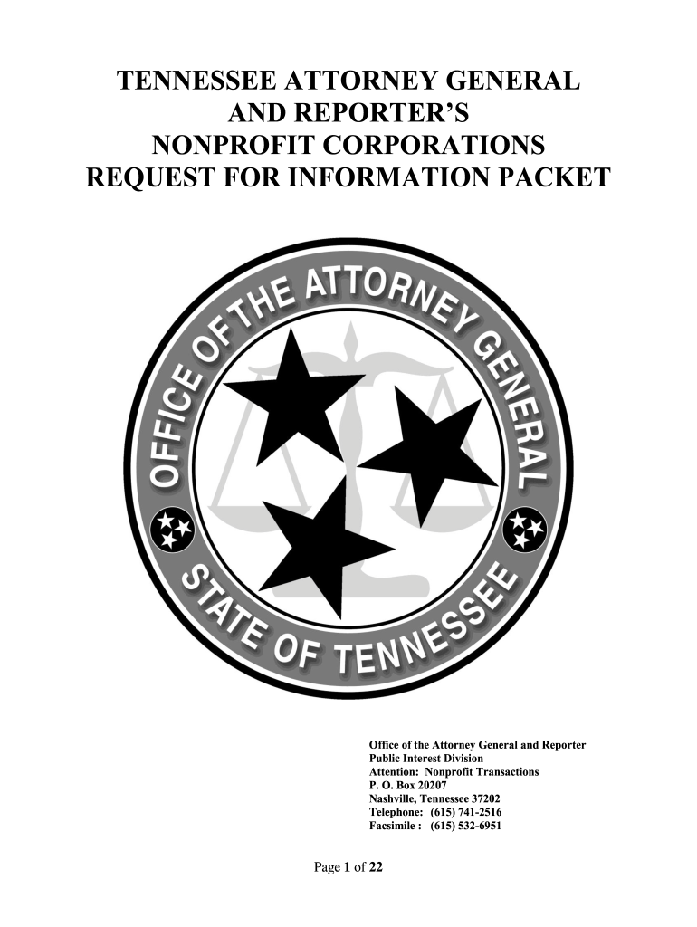 Nonprofit Form Request 2010-2024