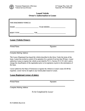 Rv F1309201 Rev 8 12  Form