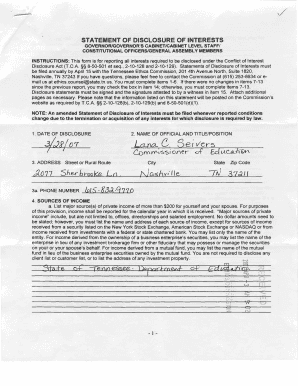 Items 7 13 &amp;ndash LNS&amp;#39I&amp;#39RUC1&amp;#39lONS This Form is for Reporting All Interests Required to Be Tn