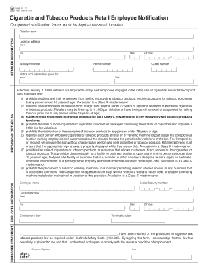 Employee Notification Form